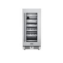 Landmark Stainless Steel 15 in. 2.89 cu. ft. Wine Cooler 