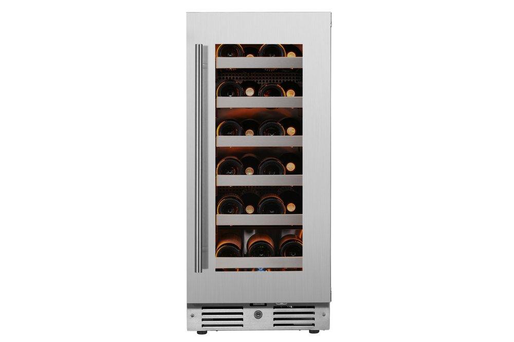 Landmark Stainless Steel 15 in. 2.89 cu. ft. Wine Cooler 