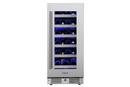 Landmark Stainless Steel 15 in. 2.89 cu. ft. Wine Cooler 