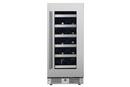 Landmark Stainless Steel 15 in. 2.89 cu. ft. Wine Cooler 