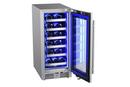 Landmark Stainless Steel 15 in. 2.89 cu. ft. Wine Cooler 