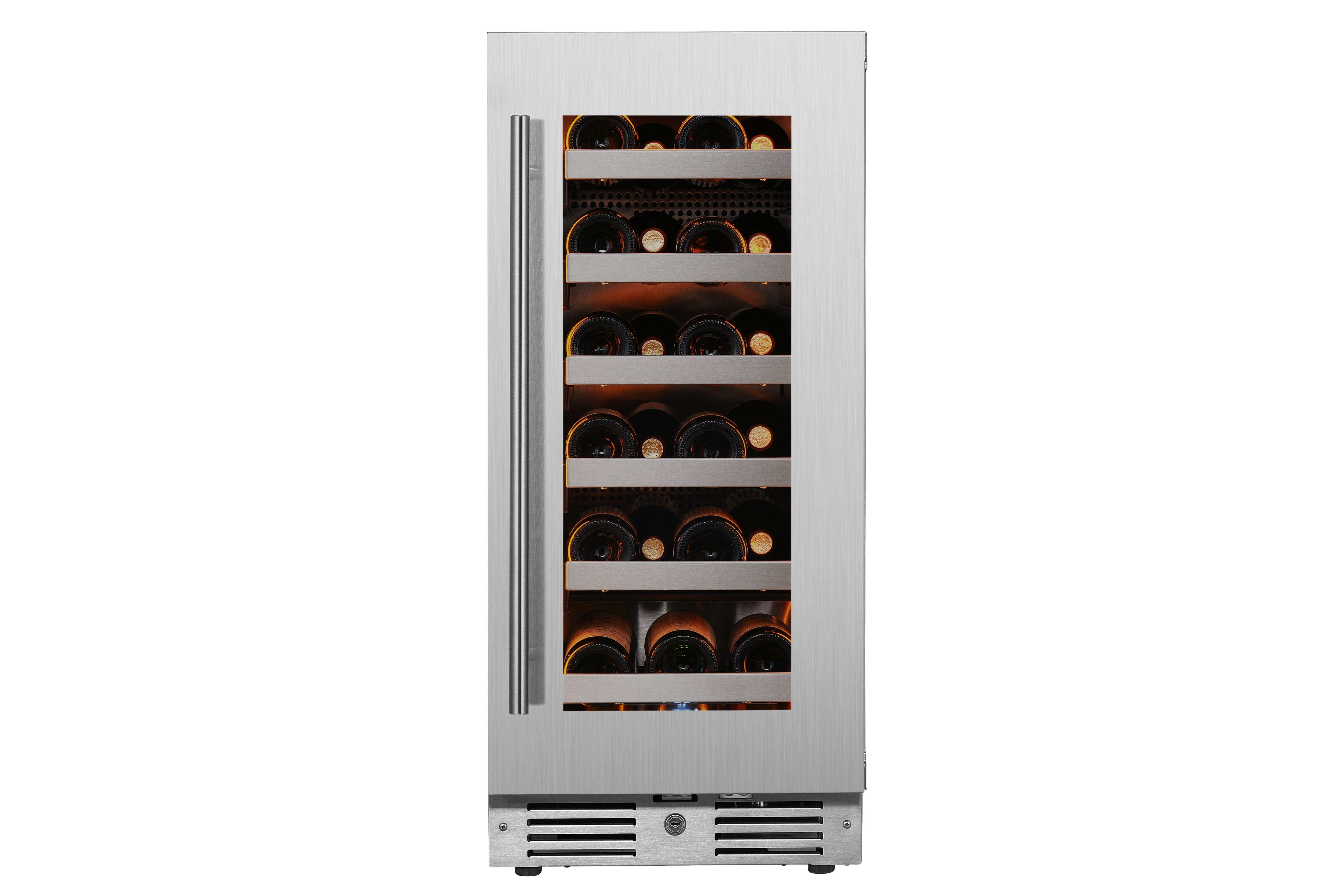 Landmark Stainless Steel 15 in. 2.89 cu. ft. Wine Cooler 