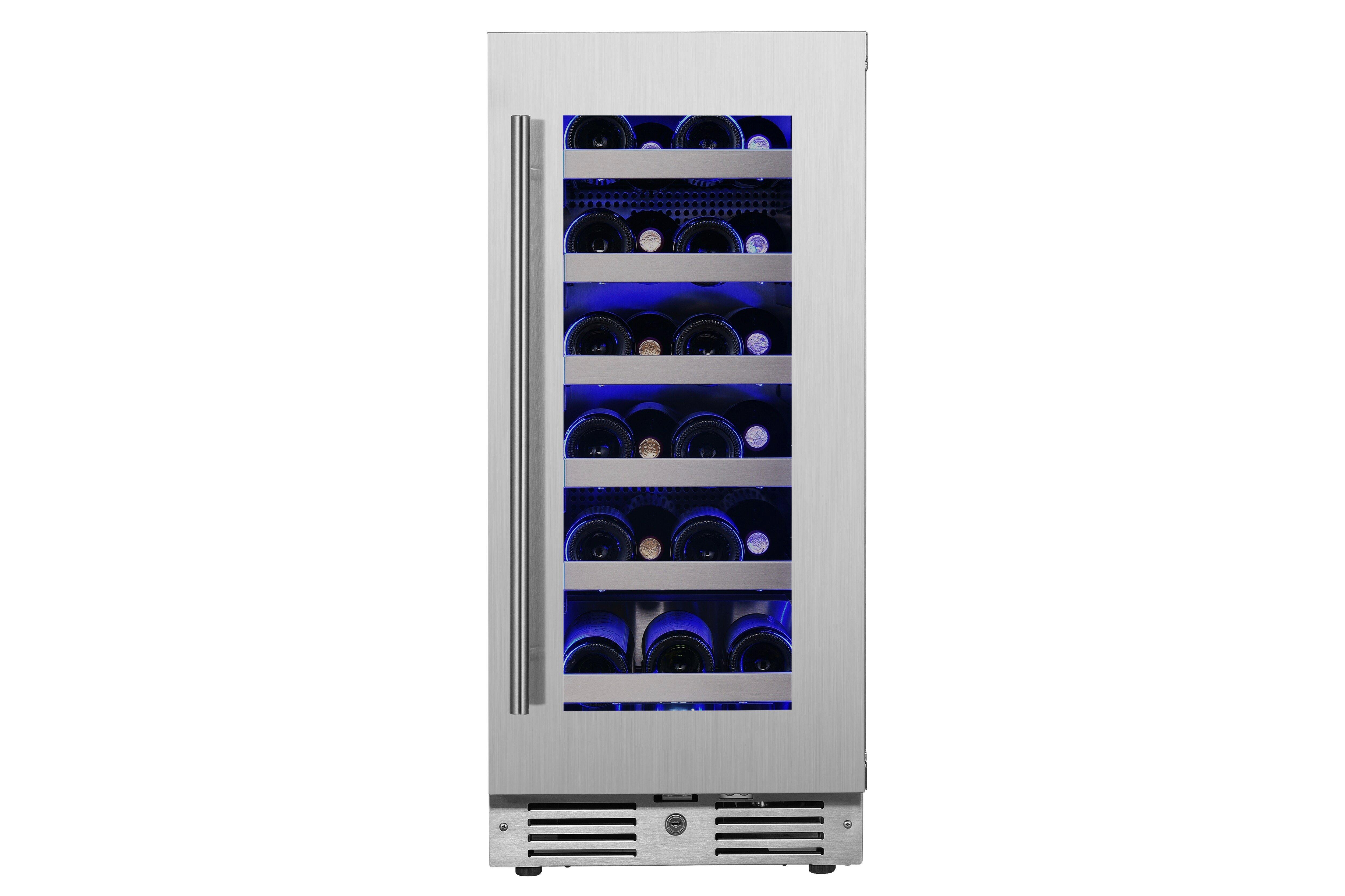 Landmark Stainless Steel 15 in. 2.89 cu. ft. Wine Cooler 