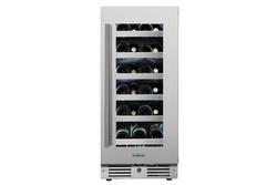 15 in. 2.89 cu. ft. Wine Cooler in Stainless Steel