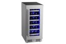 Landmark Stainless Steel 15 in. 2.89 cu. ft. Wine Cooler 