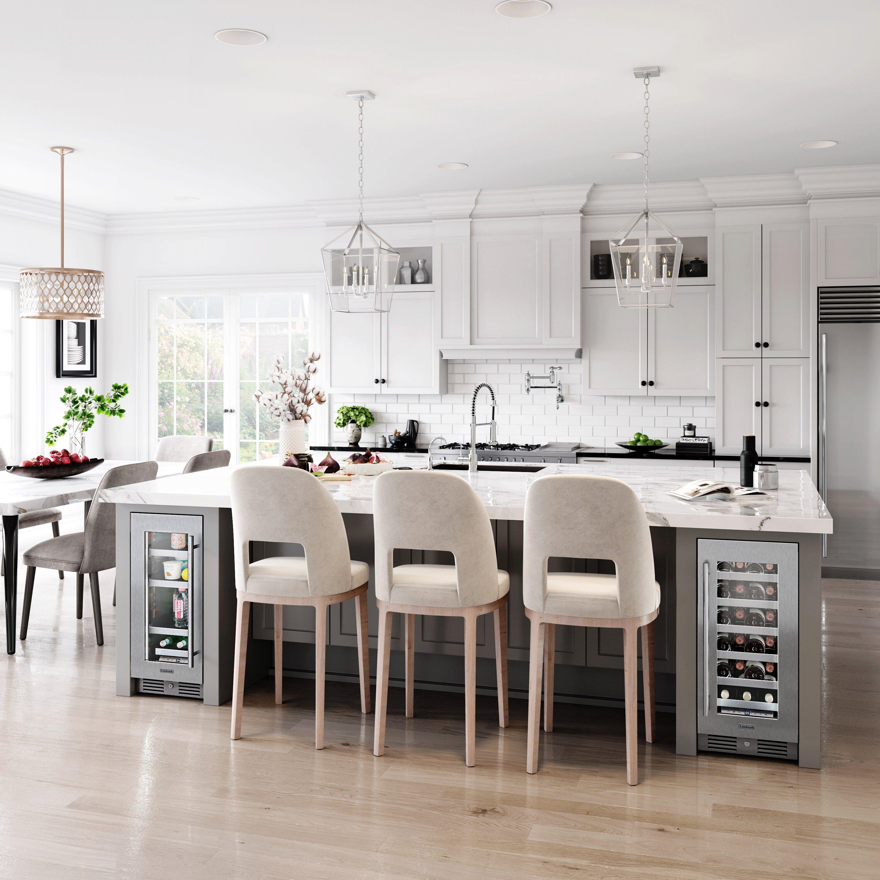 Landmark Stainless Steel 15 in. 2.89 cu. ft. Wine Cooler 