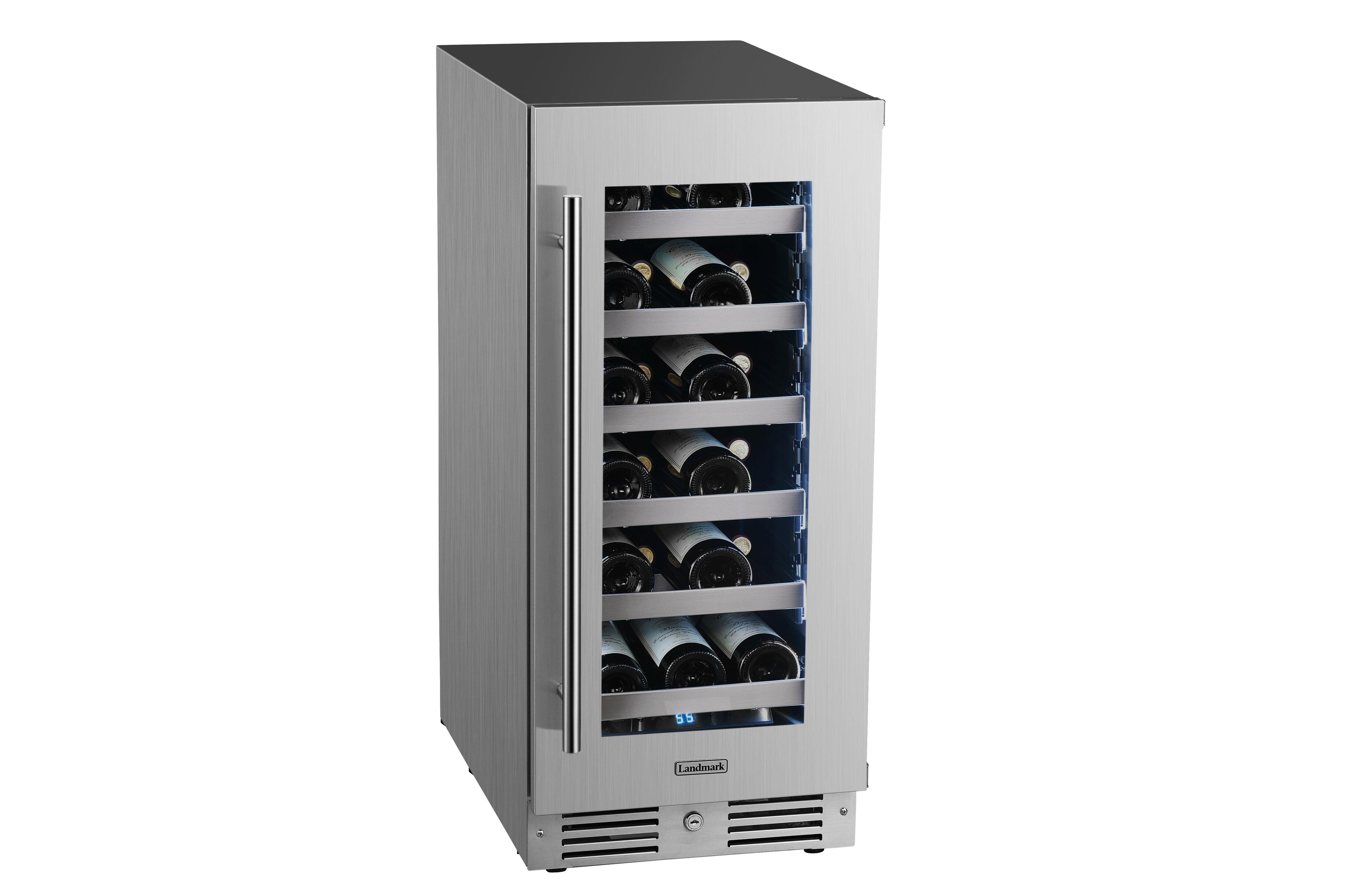 Landmark Stainless Steel 15 in. 2.89 cu. ft. Wine Cooler 