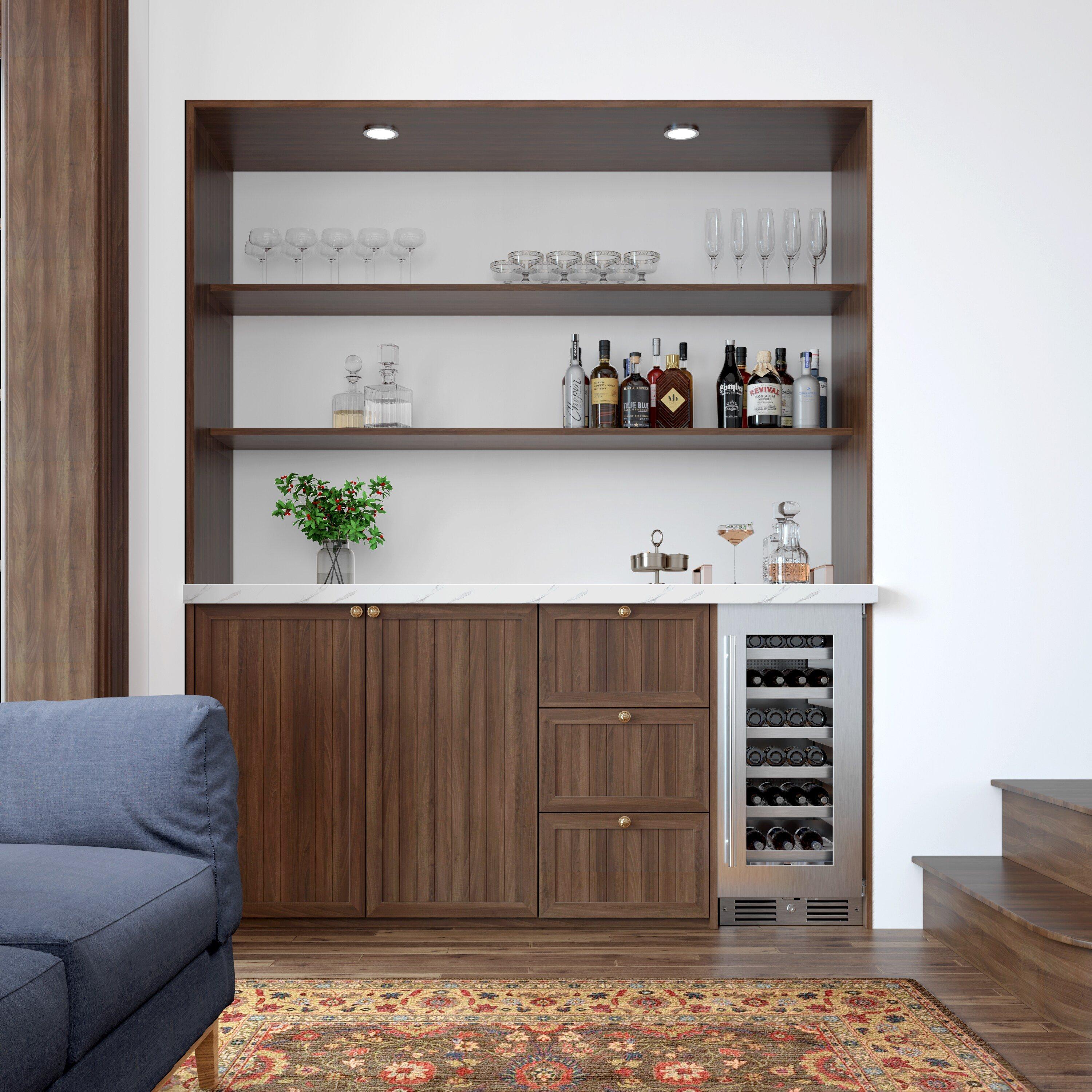 Landmark Stainless Steel 15 in. 2.89 cu. ft. Wine Cooler 