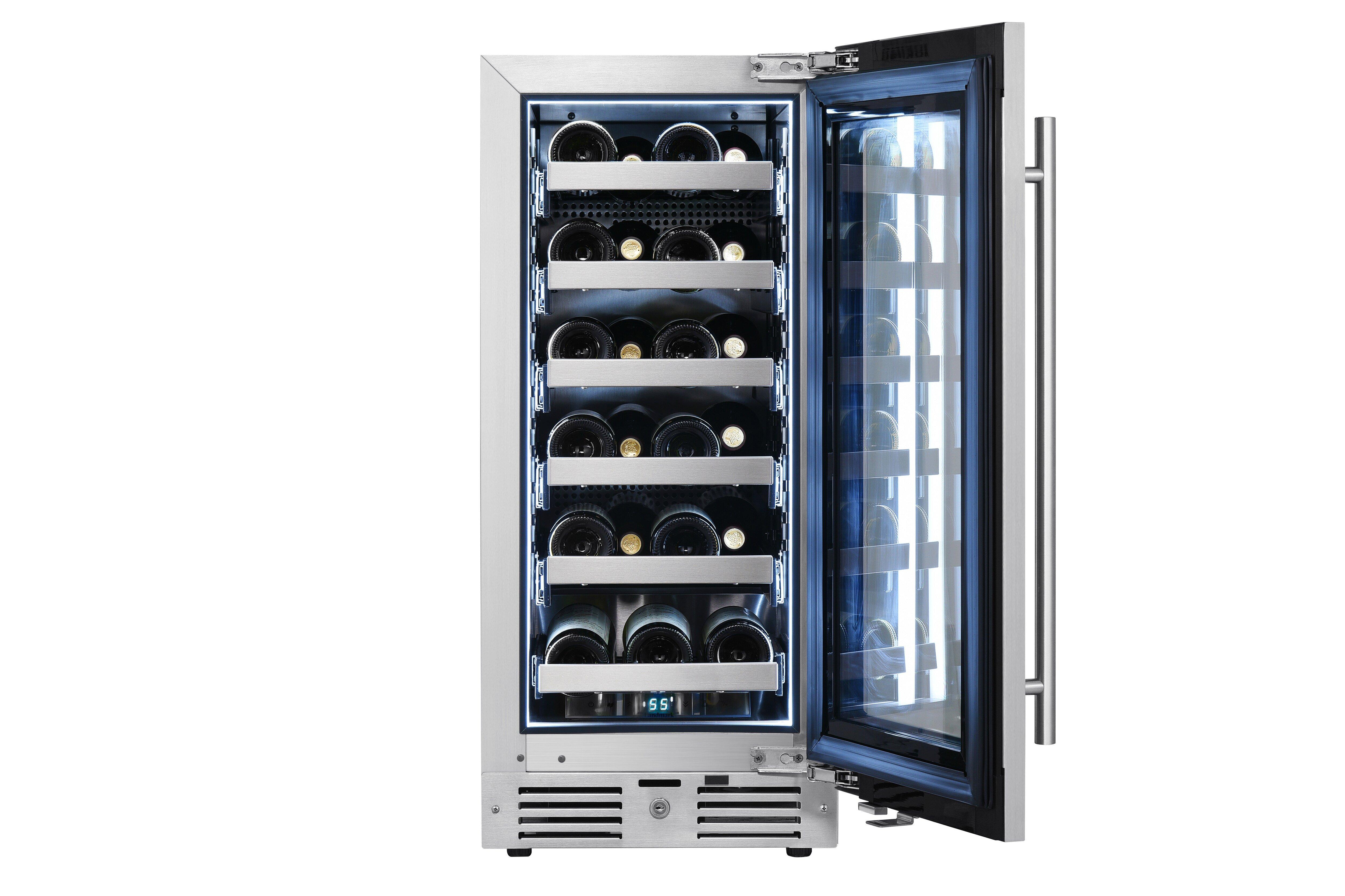 Landmark Stainless Steel 15 in. 2.89 cu. ft. Wine Cooler 