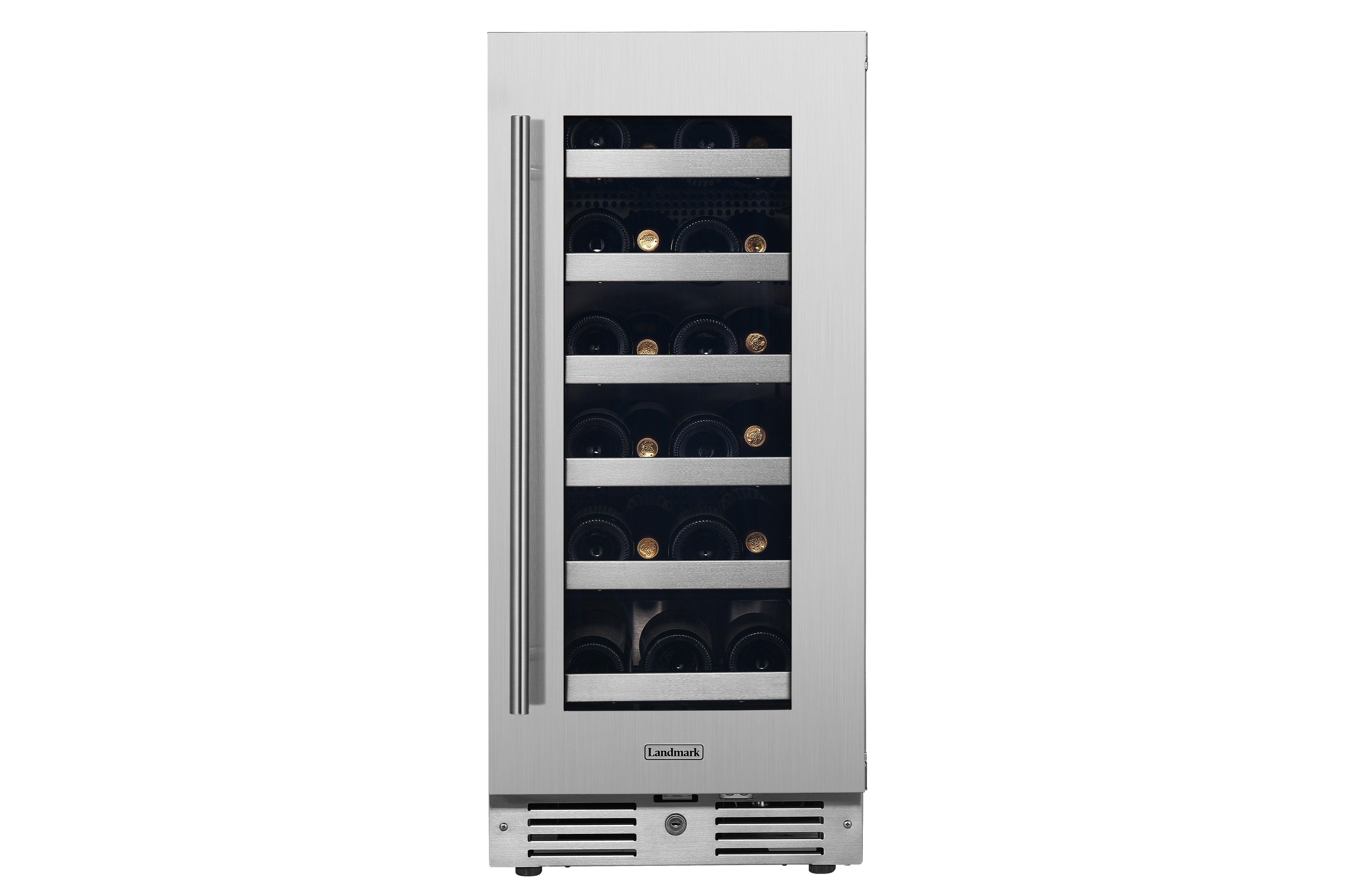 Landmark Stainless Steel 15 in. 2.89 cu. ft. Wine Cooler 