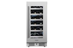 15 in. 2.89 cu. ft. Wine Cooler in Stainless Steel