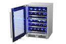 Landmark Stainless Steel 23-13/16 in. 4.76 cu. ft. Wine Cooler 