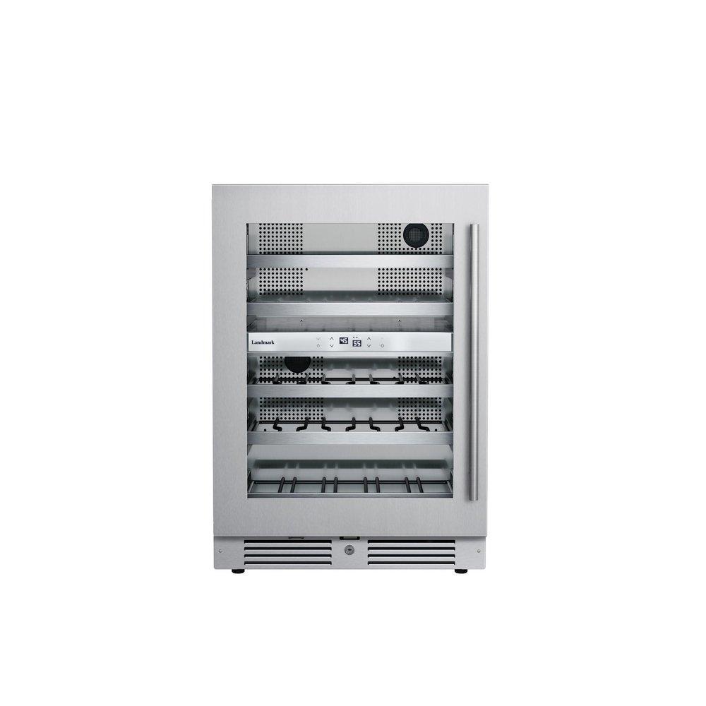 Landmark Stainless Steel 23-13/16 in. 4.76 cu. ft. Wine Cooler 