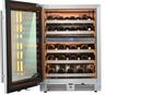 Landmark Stainless Steel 23-13/16 in. 4.76 cu. ft. Wine Cooler 