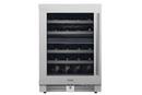 Landmark Stainless Steel 23-13/16 in. 4.76 cu. ft. Wine Cooler 