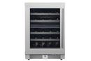 Landmark Stainless Steel 23-13/16 in. 4.76 cu. ft. Wine Cooler 
