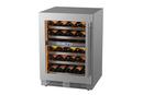 Landmark Stainless Steel 23-13/16 in. 4.76 cu. ft. Wine Cooler 