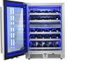 Landmark Stainless Steel 23-13/16 in. 4.76 cu. ft. Wine Cooler 