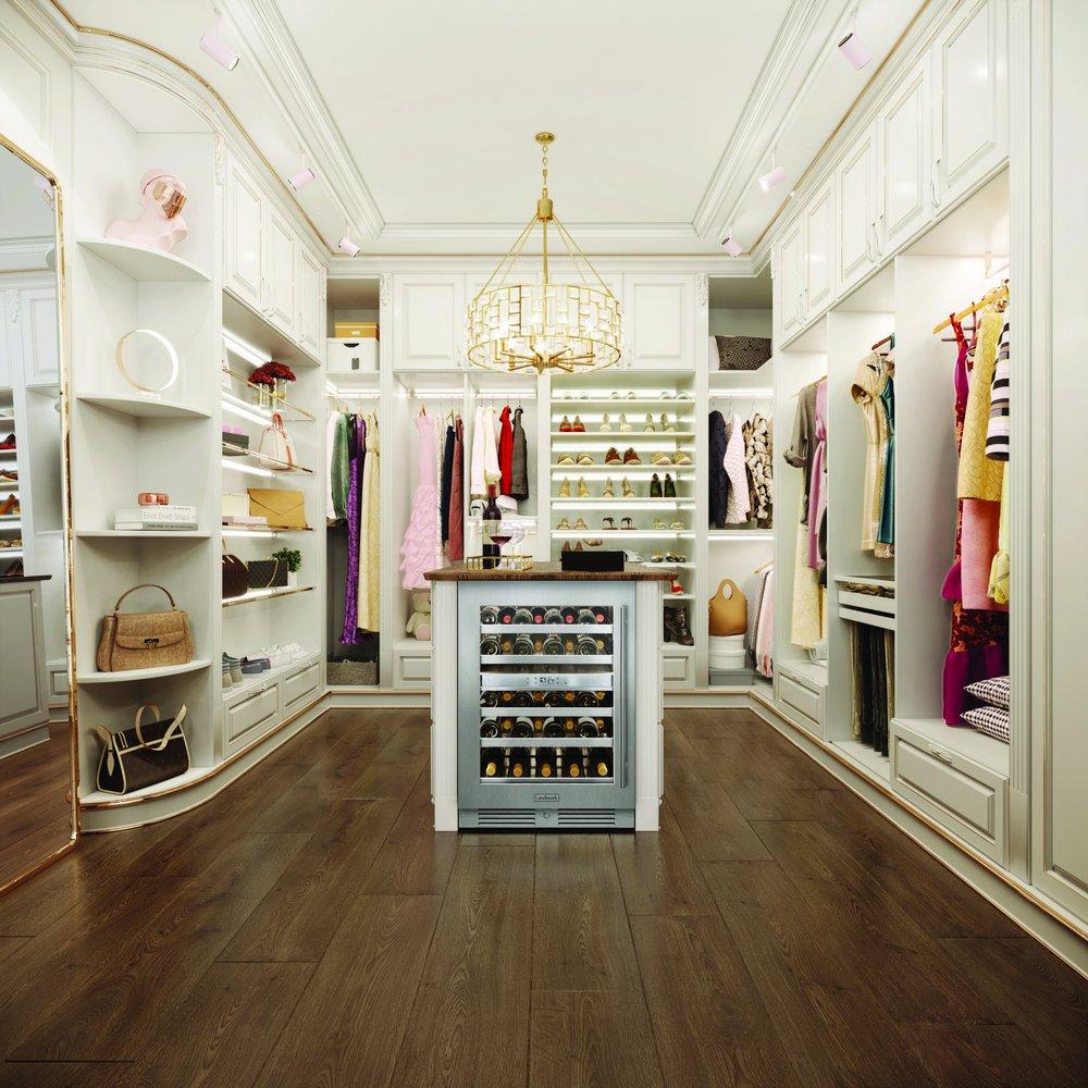 Landmark Stainless Steel 23-13/16 in. 4.76 cu. ft. Wine Cooler 