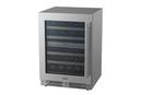 Landmark Stainless Steel 23-13/16 in. 4.76 cu. ft. Wine Cooler 