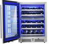 Landmark Stainless Steel 23-13/16 in. 4.76 cu. ft. Wine Cooler 