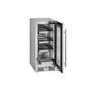 Landmark Stainless Steel 15 in. 2.89 cf Beverage Center with Right Hinge and Multi Color LED Light 