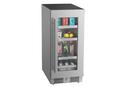 Landmark Stainless Steel 15 in. 2.89 cf Beverage Center with Right Hinge and Multi Color LED Light 