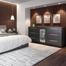 Landmark Stainless Steel 15 in. 2.89 cf Beverage Center with Right Hinge and Multi Color LED Light 