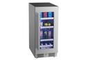 Landmark Stainless Steel 15 in. 2.89 cf Beverage Center with Right Hinge and Multi Color LED Light 