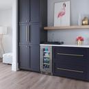 Landmark Stainless Steel 15 in. 2.89 cf Beverage Center with Right Hinge and Multi Color LED Light 