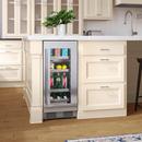 Landmark Stainless Steel 15 in. 2.89 cf Beverage Center with Right Hinge and Multi Color LED Light 