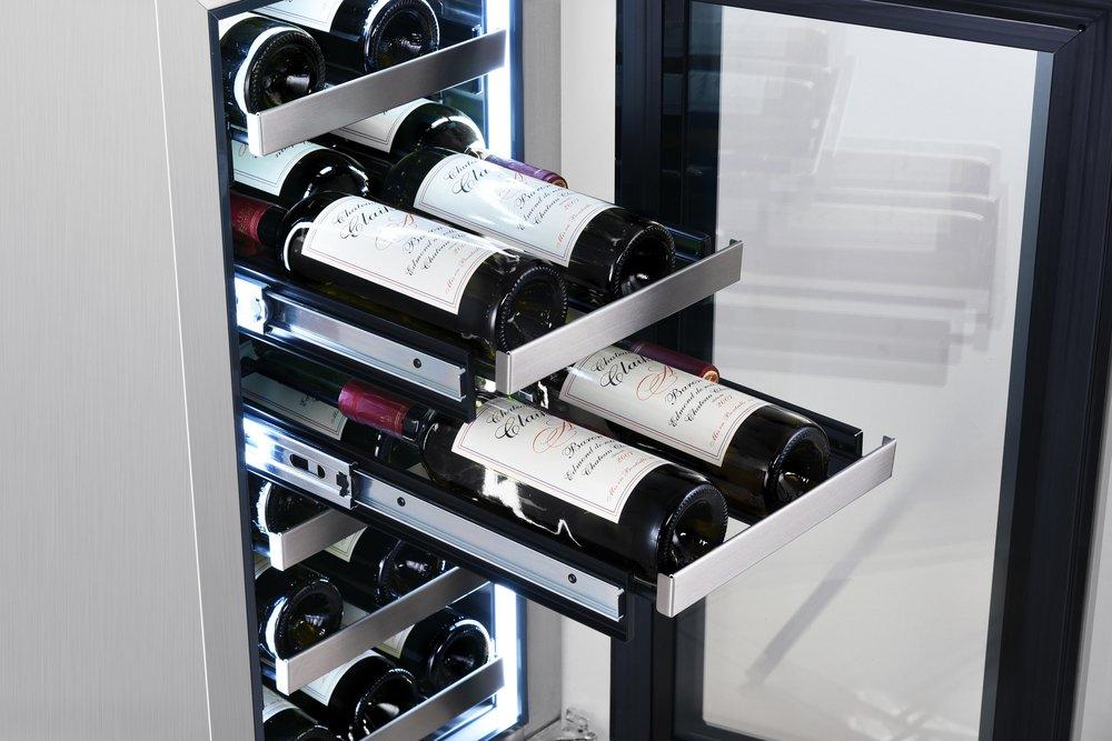 Landmark Stainless Steel 15 in. 2.89 cu. ft. Wine Cooler 