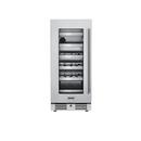 Landmark Stainless Steel 15 in. 2.89 cu. ft. Wine Cooler 