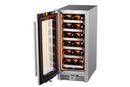 Landmark Stainless Steel 15 in. 2.89 cu. ft. Wine Cooler 