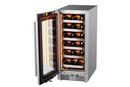 Landmark Stainless Steel 15 in. 2.89 cu. ft. Wine Cooler 
