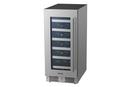 Landmark Stainless Steel 15 in. 2.89 cu. ft. Wine Cooler 
