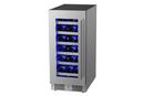 Landmark Stainless Steel 15 in. 2.89 cu. ft. Wine Cooler 