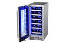 Landmark Stainless Steel 15 in. 2.89 cu. ft. Wine Cooler 