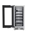 Landmark Stainless Steel 15 in. 2.89 cu. ft. Wine Cooler 