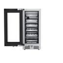 Landmark Stainless Steel 15 in. 2.89 cu. ft. Wine Cooler 
