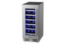 Landmark Stainless Steel 15 in. 2.89 cu. ft. Wine Cooler 