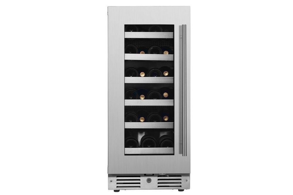 Landmark Stainless Steel 15 in. 2.89 cu. ft. Wine Cooler 