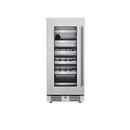 Landmark Stainless Steel 15 in. 2.89 cu. ft. Wine Cooler 