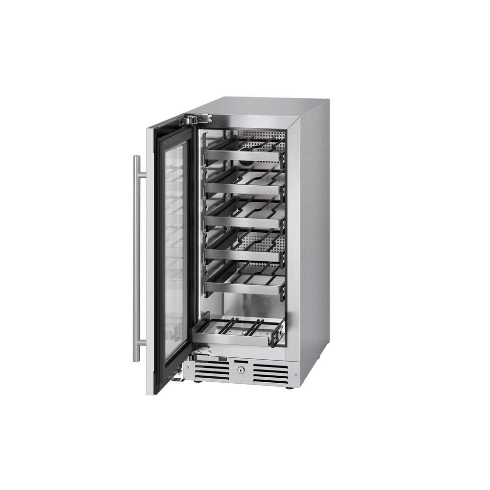 Landmark Stainless Steel 15 in. 2.89 cu. ft. Wine Cooler 