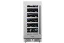 15 in. 2.89 cu. ft. Wine Cooler in Stainless Steel