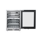 Landmark Stainless Steel 23-13/16 in. 4.76 cu. ft. Wine Cooler 