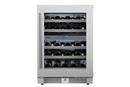 Landmark Stainless Steel 23-13/16 in. 4.76 cu. ft. Wine Cooler 