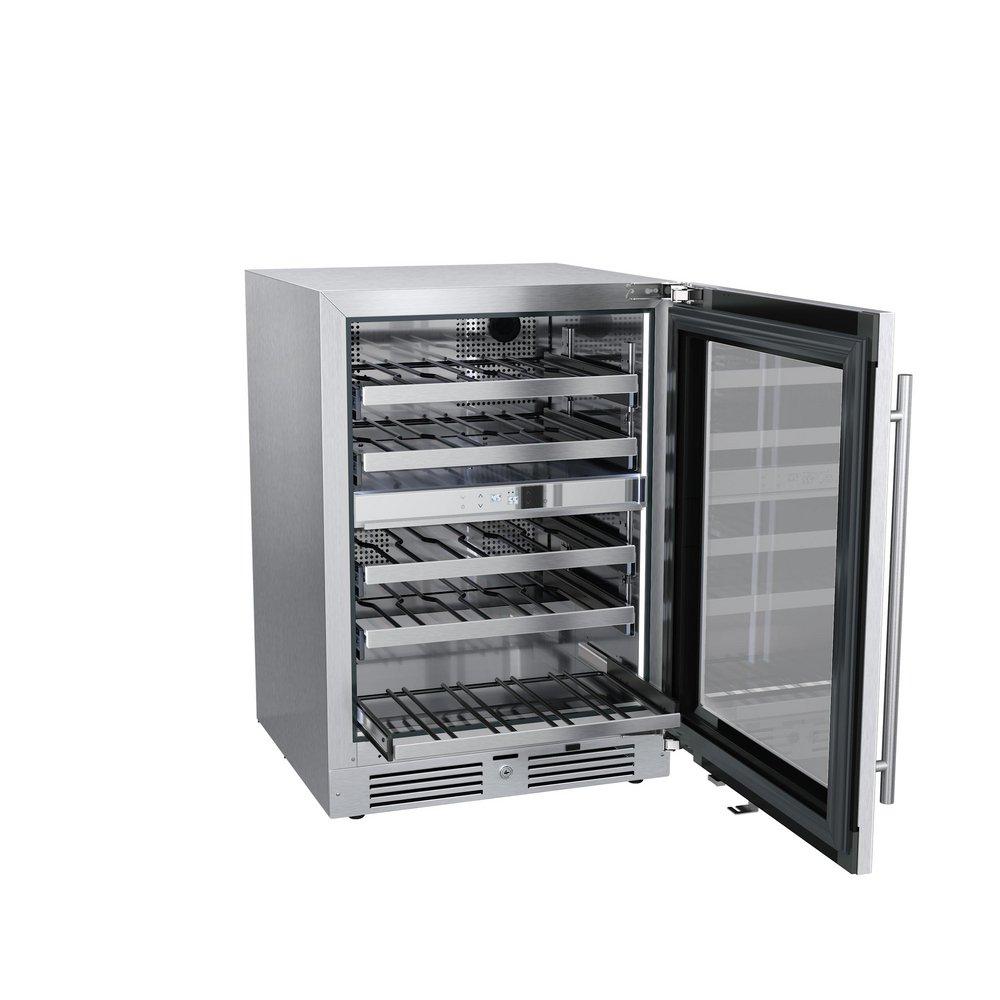 Landmark Stainless Steel 23-13/16 in. 4.76 cu. ft. Wine Cooler 