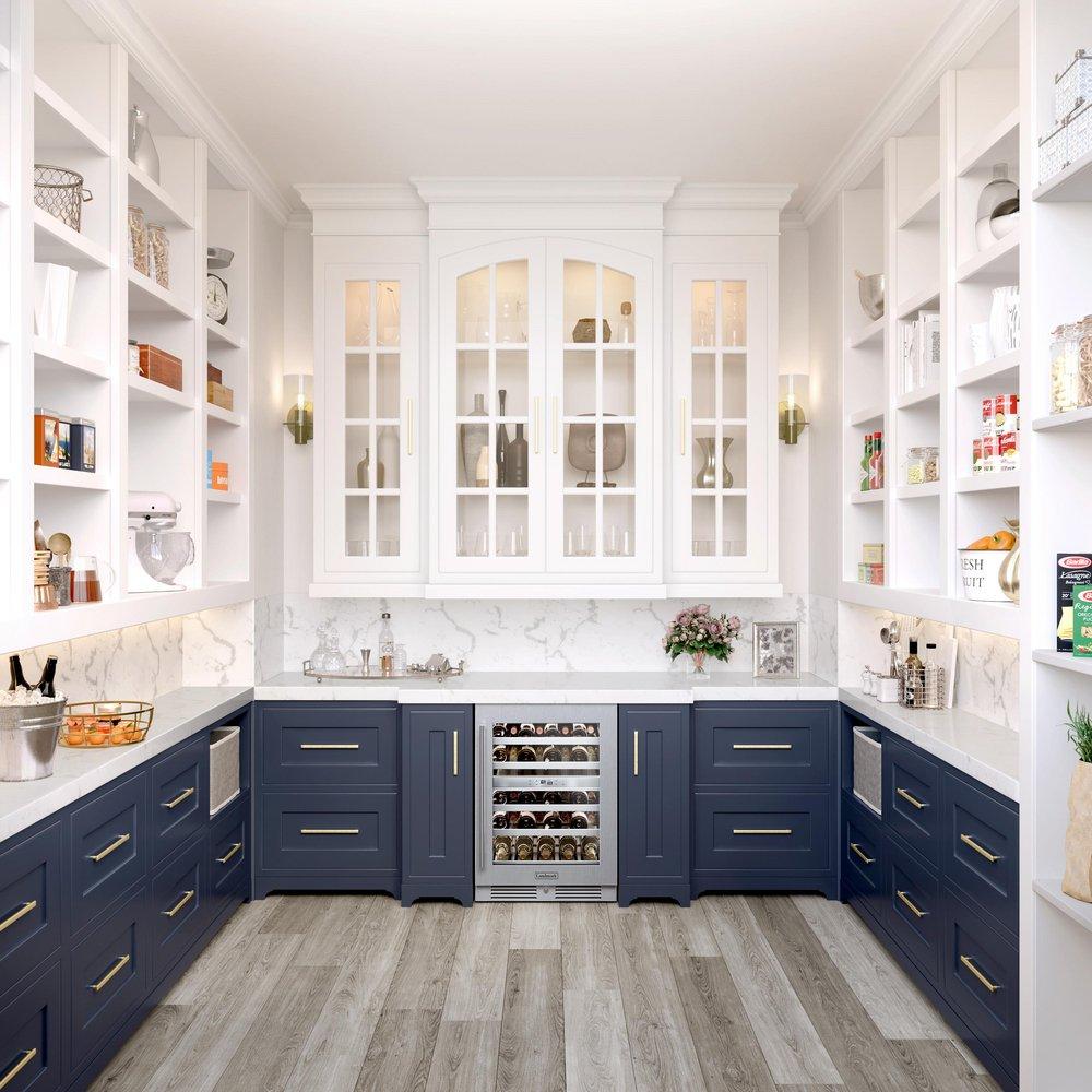 Landmark Stainless Steel 23-13/16 in. 4.76 cu. ft. Wine Cooler 