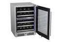 Landmark Stainless Steel 23-13/16 in. 4.76 cu. ft. Wine Cooler 